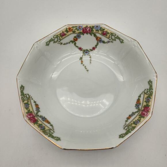 Bavaria Tirschenreuth 4275 Fairmont 10 Sided Serving Bowl 9 1/4" Across‎ 2" Deep - Picture 1 of 6